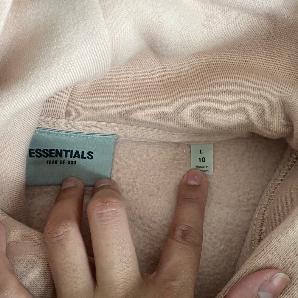 Fear of God Essentials Dusty Pink Hoodie - Picture 3 of 3